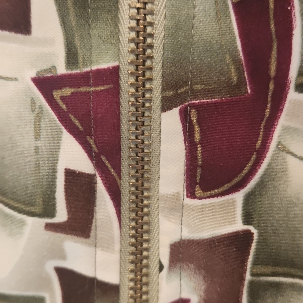 90s Bomber jacket abstract By Teddi - Picture 8 of 10